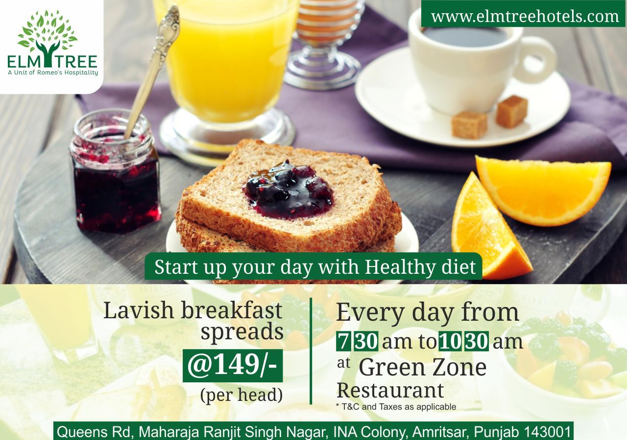 Hotel Elm Tree Amritsar Exterior foto